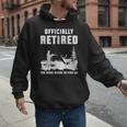 Retirement 2025 Retire Deer Hunting Retired For Dad Men Hoodie