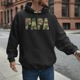 Retro Camo Hunting Papa Old Camo Dad Father’s Day Daddy Men Hoodie