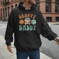 Retro Groovy Daddy Matching Family Birthday Party Men Hoodie