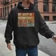 Retro Niece Nephew Auntie My Aunt Is Cooler Than My Dad Men Hoodie