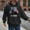 We Ride At Dawn Lawnmower Lawn Mowing Dad Vintage Men Men Hoodie