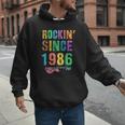 Rockin' Since 1986 Vintage Rockstar 40th Birthday Mom Dad 40 Men Hoodie Rockin' Since 1986 Vintage Rockstar 40th Birthday Mom Dad 40 Men Hoodie