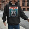 Siberian Husky Jowls Sled Dog Mom Top Alaskan Dog Dad Men Hoodie