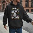 Son Dad Jokes You Can't Scare Me I Have Two Boys Men Men Hoodie Son Dad Jokes You Can't Scare Me I Have Two Boys Men Men Hoodie