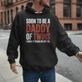 Soon To Be Dad Twins Fatherhood Pregnancy Announcement New D Men Hoodie