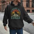 Strong Dad Workout Weight Lifting Father's Day Men Hoodie
