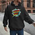 Super Dad Comic Book Superhero Father's Day Men Hoodie Super Dad Comic Book Superhero Father's Day Men Hoodie