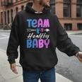 Team Healthy Baby Gender Reveal Pregnancy Mom Dad Men Hoodie