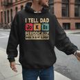 I Tell Dad Jokes Periodically Retro Papa Fathers Day Men Men Hoodie