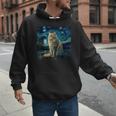Van Gogh Starry Night Cat For Cat Lover Cat Mom And Cat Dad Men Hoodie