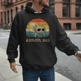 Vintage Axolotl Dad Axolotl Lovers Daddy Father's Day Men Hoodie