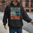 Vintage Best Cat Dad Ever Bump Fist Father's Day Cat Daddy Men Hoodie Vintage Best Cat Dad Ever Bump Fist Father's Day Cat Daddy Men Hoodie