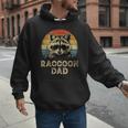Vintage Raccoon Dad Raccoon Lovers Daddy Father's Day Men Hoodie