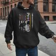 Vintage USA Flag Billiards Player Proud Pool Dad Men Hoodie