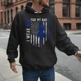 I Wear Blue For My Dad Colon Cancer Awareness Blue USA Flag Men Hoodie I Wear Blue For My Dad Colon Cancer Awareness Blue USA Flag Men Hoodie