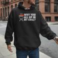Why You All Up In My Grill Bbq Grilling Dad Men Women Men Hoodie