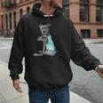 Women Dog Pitbull I Love Dad Tattoo Men Hoodie