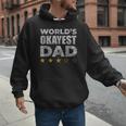 Worlds Okayest Dad Vintage Style Men Hoodie