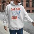 ON Back Cat Dad Club Life Is Better With Cats Father's Day Men Hoodie