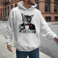 The Cat Father Cool Cat Dad Cat Lovers Men Hoodie
