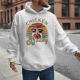 Chicken-Shirt Rooster Daddy Vintage Farmer Dad Father Men Hoodie
