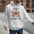 Dad Of The Birthday For Boy Barnyard Farm Animals Party Men Hoodie