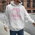 Dad Of The Birthday Girl Bow Cute Pink Matching Family Party Men Hoodie