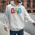 Disney Mickey And Friends Mickey Minnie Dad Collegiate Logo Men Hoodie