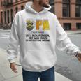 Drinking Opa Like A Regular Grandpa Much Cooler Beer Dad Men Hoodie