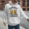 Garage Drinker Team Member Day Drinking Dad Beer Garage Men Hoodie