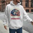 I'm Hooker On The Weekends Dirty Bass Dad Fishing Men Hoodie