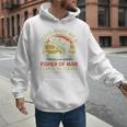 Jesus Made Fisher Man Christian Fishing Bass Fish Dad Men Hoodie