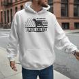 Lab Dad Distressed American Flag Patriotic Dog Men Hoodie