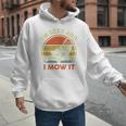 Lawn Mowing Dad Im Sexy And I Mow It Mower Garden Premium Tri-Blend Men Hoodie