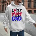 I Love My Mom And Dad Idea Shirt Men Hoodie
