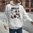 MILF Man I Love Ferrets Ferret Mom Dad Ferret Owner Men Hoodie