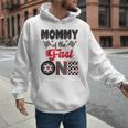 Mommy Of The Fast One Car Racing Dad 1St Birthday Boy Men Hoodie