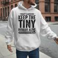 New Dad Est Keep Tiny Human Alive First Time Father's Day Men Hoodie