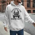 New Dad Prepared For Diaper Duty Men Hoodie