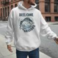 Reel Cool Grandpa Fishing Dad Father's Day Fisherman Men Hoodie