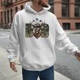 Retro Camo Dad Hunting Camouflage Deer Matching Men Hoodie