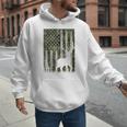 US Flag Deer Elk Buck Camoflage Hunting Hunter Dad Grandpa Men Hoodie