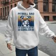 Vintage Pitbull Dad Like A Regular Dad But Cooler Men Hoodie