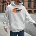 Vintage Proud Basketball Dad Fathers Day Basketball Player Men Hoodie