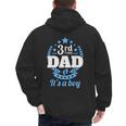 3rd Time Dad Dad Pregnancy It's a Boy Men's Hoodie Back Print