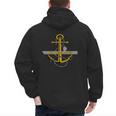 Aircraft Carrier USS America CVA-66 Veterans Day Dad Son Boy Men's Hoodie Back Print