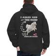 American Eskimo Dog Mom Eskie Dad Art Eskie Lover Quote Men's Hoodie Back Print