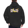 Astronaut Dad Space Birthday Planets Party Matching Family Men's Hoodie Back Print