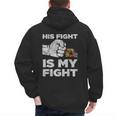 Autism Awareness Mom Dad Parents Autistic Kids Awareness Small Men's Hoodie Back Print
