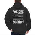 Awesome Like My Daughters Men Fathers Day Dad Men's Hoodie Back Print